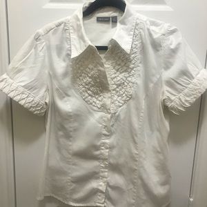 Apt. 9 Short Sleeve White Button Down